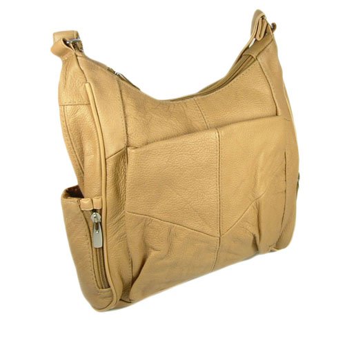 Genuine Leather Women's Hobo Handbag  Cell Phone 