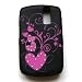 RIM BlackBerry Curve 8300 8310 8320 8330 Laser Skin Case Soft Rubber Silicone Protector Image Cover With Diamonds Pink Hearts