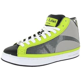 Buy BLAC LABEL TA 1 Mid Mens Retro Sneaker High Top Athletic Classic Neon Shoes Grey Black