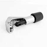 uxcell パイプカッター　銅アイロンチューブカッター　シルバートーン　ブラック　メタル製　プラスチック