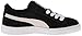 PUMA Suede Junior Sneaker (Little Kid/Big Kid) , Black/White, 1 M US Little Kid