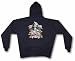 LOVE TO DEATH Sailor Girl Retro Tattoo Men's Hoodie Sweat Shirt XXL, Black