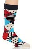 Happy Socks Mens 1 Pack Patch-Work