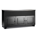 Salamander Chameleon Hampton 339 Triple-Width A/V Cabinet (Distressed Black)
