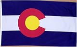 Colorado US State Flag: 3x5foot poly