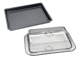 chg - Set125FFR-10 - Set pour tarte aux quetsches - 3 pièces - 1x plaque à pâtisserie dimensions : 42 x 29 x 4 cm / Plateau à servir dimensions : 42 x 31 x 8,5 cm (Import Allemagne)