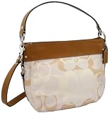 Coach Signature ''Convertible Zoe'' Hobo White/Kahki