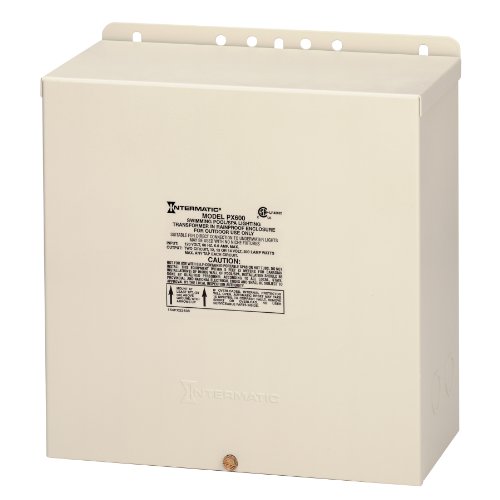 Intermatic PX600 600-Watt Safety Transformer Steel Enclosure, Beige