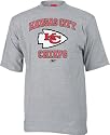 Men`s Kansas City Chiefs Basic Athletic Grey T-Shirt 11000 Series