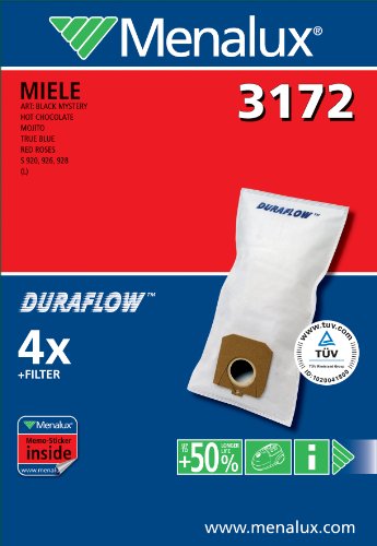 Menalux 3172, Duraflow, 4 Staubbeutel f&uuml;r Miele Preisvergleich