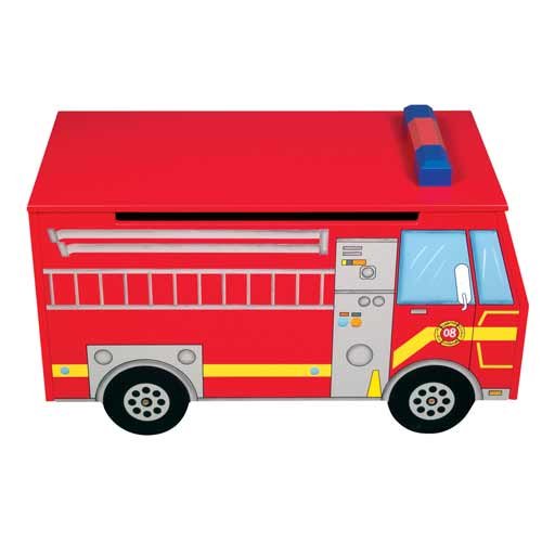 Fire Engine Toy Box