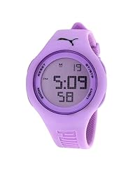 Puma loop Grey Digital Dial Light Purple Silicone Unisex Watch PU910801011
