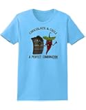 TooLoud Chocolate and Chili Womens T-Shirt