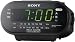 Sony ICF-C318 Clock Radio with Dual Alarm (Black)