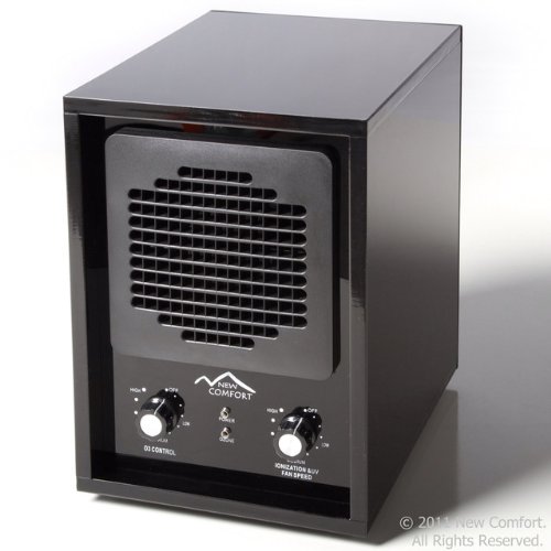 6 Stage Black Acrylic BA3500 New Comfort Air Purifier Cleaner Hepa Uv Ozone Covers 3000 Feet image