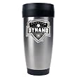 Houston Dynamo MLS 16oz Stainless Steel Travel Tumbler - Primary Team Logo by Great American Products
