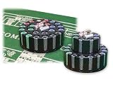 600 Poker Chip 2 Tier Carousel With Poker Chips Included
