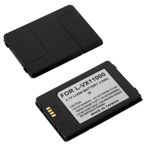 GTMax Black Replacement Lithium Ion Rechargeable Battery for Verizon LG enV Touch VX11000 Cell Phone