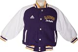 Los Angeles Lakers Kids 4-7 Adidas Faux Leather Reversible Varsity Jacket