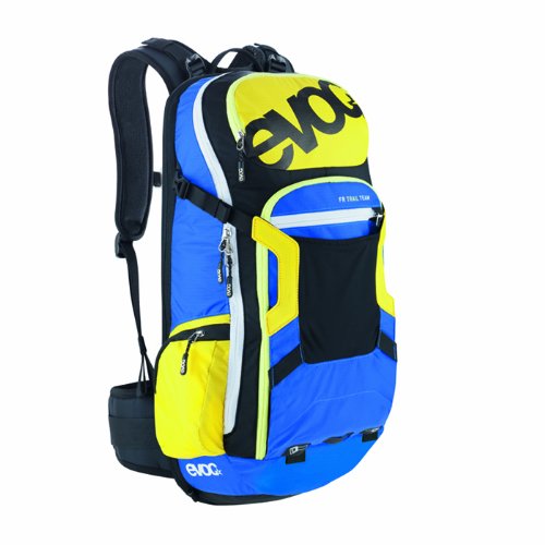 EVOC Protektor Rucksack FR Trail Team 20L, blue/yellow, M/L, 12212-429