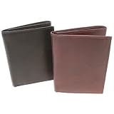 Genuine Calf Leather Tri-Fold Men's Wallet