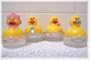 Baby Shower Diaper gift rubber duck duckies in glycerin soaps wrapped nicely in cellaphane with ribbon