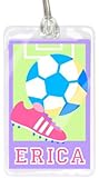 Olive Kids Game On Coordinating Kids Personalized Girls Soccer Name Tag