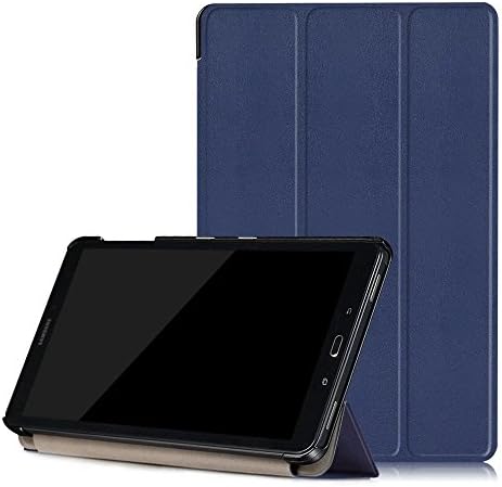 Whttle Samsung Galaxy Tab A 10.1 Case - Slim Fit Premium Vegan Leather Folio Stand Cover with Auto Sleep / Wake for Galaxy Tab A 10.1 Inch (P580 /P585) Tablet 2016 Release (Indigo)