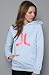 WeSC The Icon Hoody in Mist Blue hood ,Sweatshirts for Women