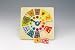 Happy People 60302 - Lernuhr aus Holz, 25 x 25 cm