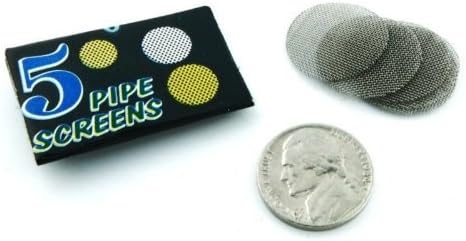 100 Stainless Steel Tobacco Pipe Bowl Screens - 3/4" - 20mm - For Tobacco Pipes - 20 Wallet Packs of 5 by WSP by WoodStonePipes