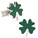 Enamel 4-Leaf Clover Cufflinks