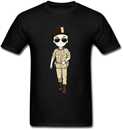 Yiaacai Descendants of the Sun Big Boss Men's T Shirt Black XXL