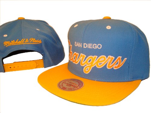 San Diego Chargers Mitchell & Ness Adjustable Snap Back Baseball Cap Hat