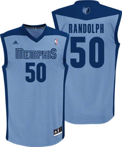 NBA Men's Memphis Grizzlies Zach Randolph Revolution 30 Alternate Replica Jersey (Light Blue, X-Large)