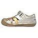 Momo Baby Girls First Walker/Toddler Metallic Sandal Shoes