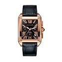 Pierre Cardin Men's Time Couture Collection LeSigne Black Rose-Gold Leather Strap Watch #PC67571.1IR022