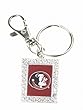 Licensed Florida State Seminoles Keychain with Rhinestones Fashion Jewelry