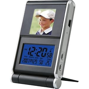 Digital Photo Viewer Alarm Clock