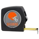 Cleveland Browns NFL 25' Black Tape Measure