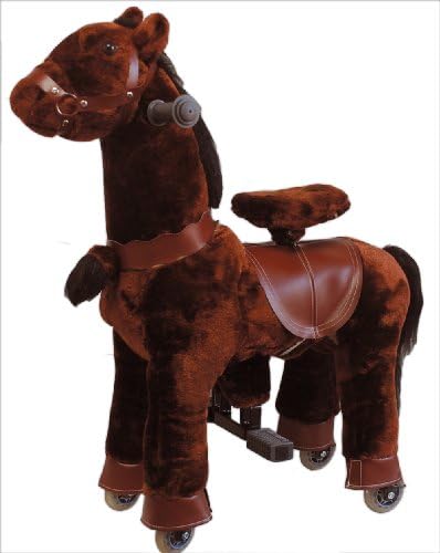 Ride on Chocolate Brown Horse Pony Scooters Ages 3-5