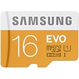 Samsung 16GB EVO Class 10 Micro SDHC Card with Adapter up to 48MB/s (MB-MP16DA/AM)