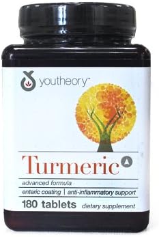 YouTheory Turmeric Advanced 180 Tablets by Turmeric Advanced