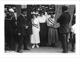 Historic Print (S): Pickets arrested at White House for woman suffrage demonstration, 1917