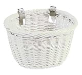 Sunlite Mini Willow Bushel Basket - White