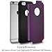 iPhone 6 plus Case,[5.5inch]by Ailun,Soft Interior Silicone Bumper&Hard Shell PC Back,Shock-Absorption&Skid-proof,Anti-Scratch Hybrid Dual-Layer Cover[Purple]