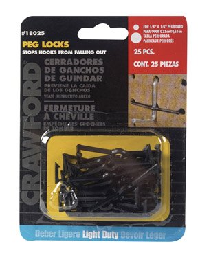 Tools: Lehigh Group/Crawford 18025 25 pack Peg Locks
