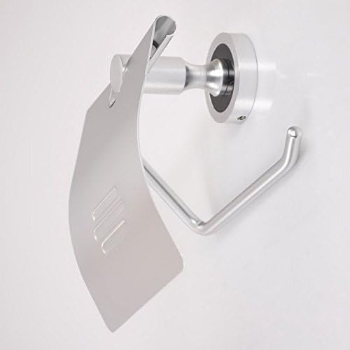 1PC Aluminum Wall-mounted Toilet Roll Holders Toilet Paper Storage With Cover