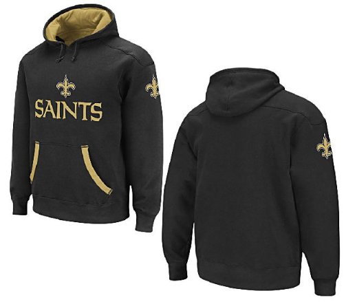 New Orleans Saints Youth QB Jersey Hooded Sweatshirt by Reebok (L=14-16)