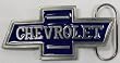 Chevrolet Emblem Enamel Pewter Belt Buckle